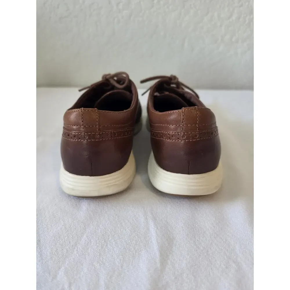 Cole Haan Grand Tour Wingtip Oxford Men’s 11.5 M Brown Leather C29414 Grand OS